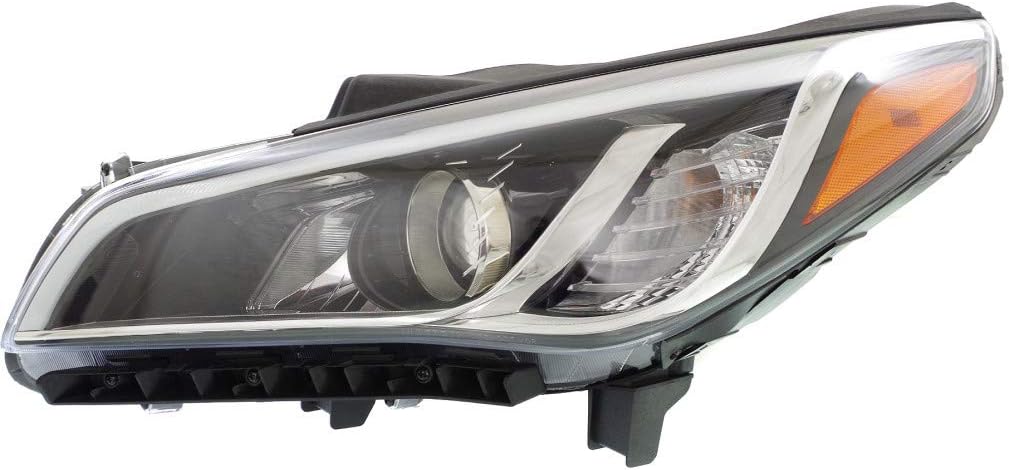 Passenger Side Halogen Headlight for Hyundai Sonata 2015 2016 2017 Y1773