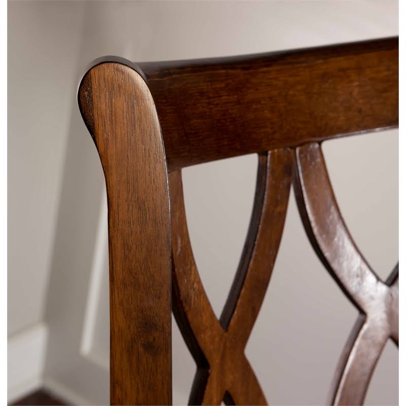 Rustic Oak Barstool Q76703