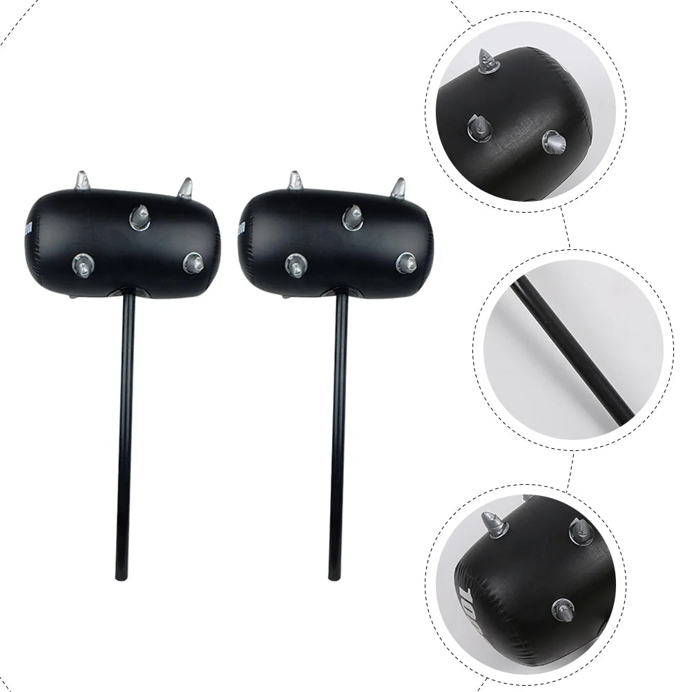 4 Pcs Pneumatic Inflatable Toy Hammer O266715