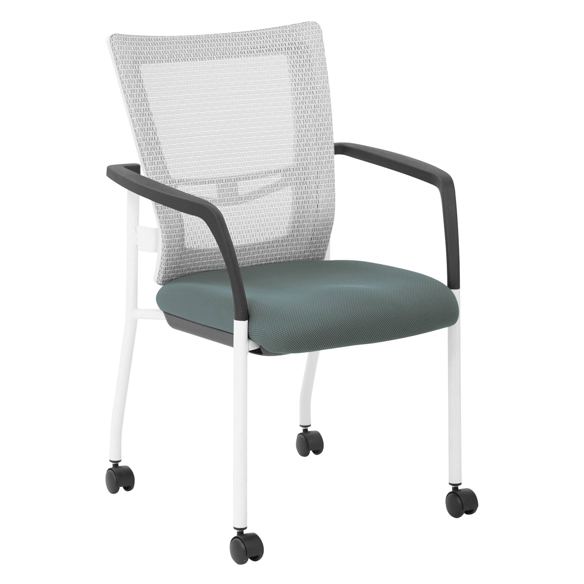 Gray Mesh-Back Visitors Chair M701