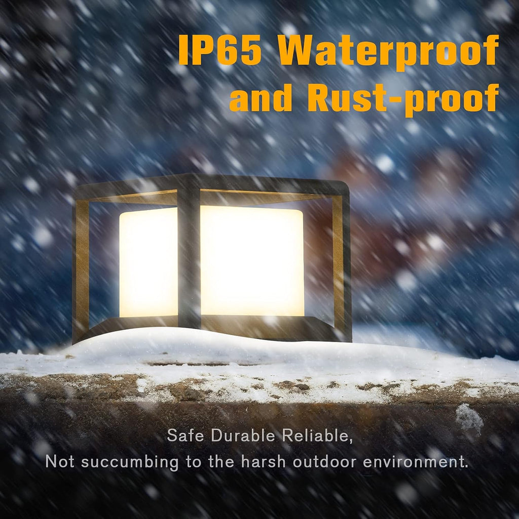 Solar Post Cap Light 3000K IP65 Waterproof V137858