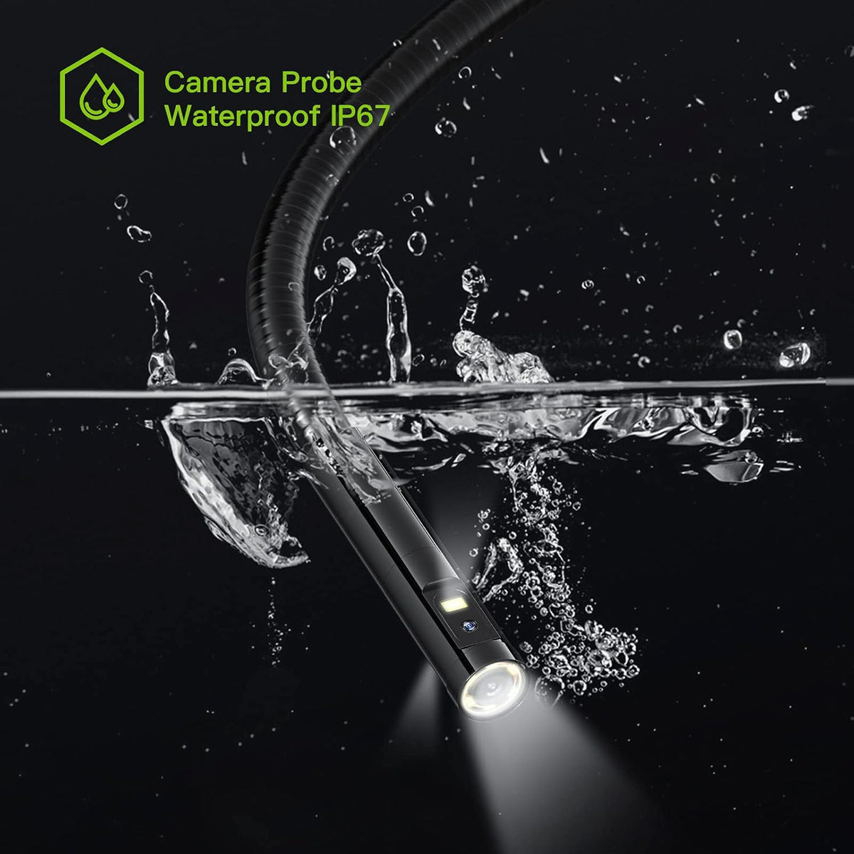16.5ft 5inch 720P HD Industrial Endoscope Camera V3239