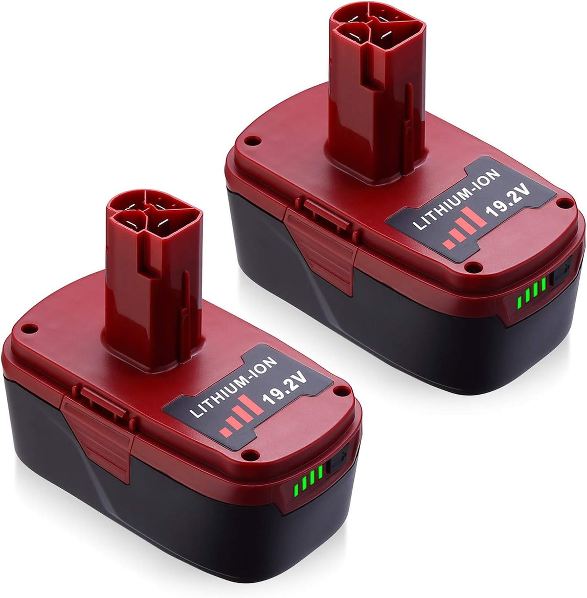 2Packs 5.0Ah C3 Lithium Battery for 19.2 Volt Cordless Battery Pack of 2 W48082