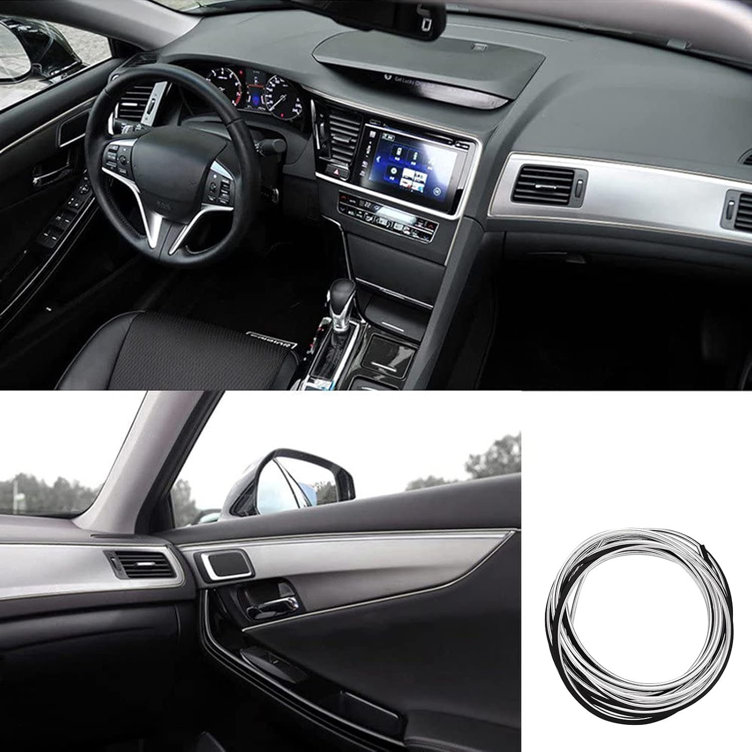 Red Flexible Trim Strip for Car Interior Exterior Moulding L39366