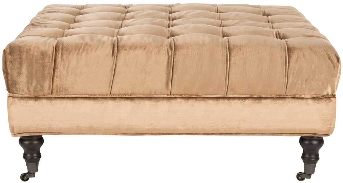 Gold Olive Cocktail Ottoman D32605