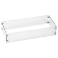 Tempered Glass Flame Guard for Drop-In Fire Pit Pan Z8516