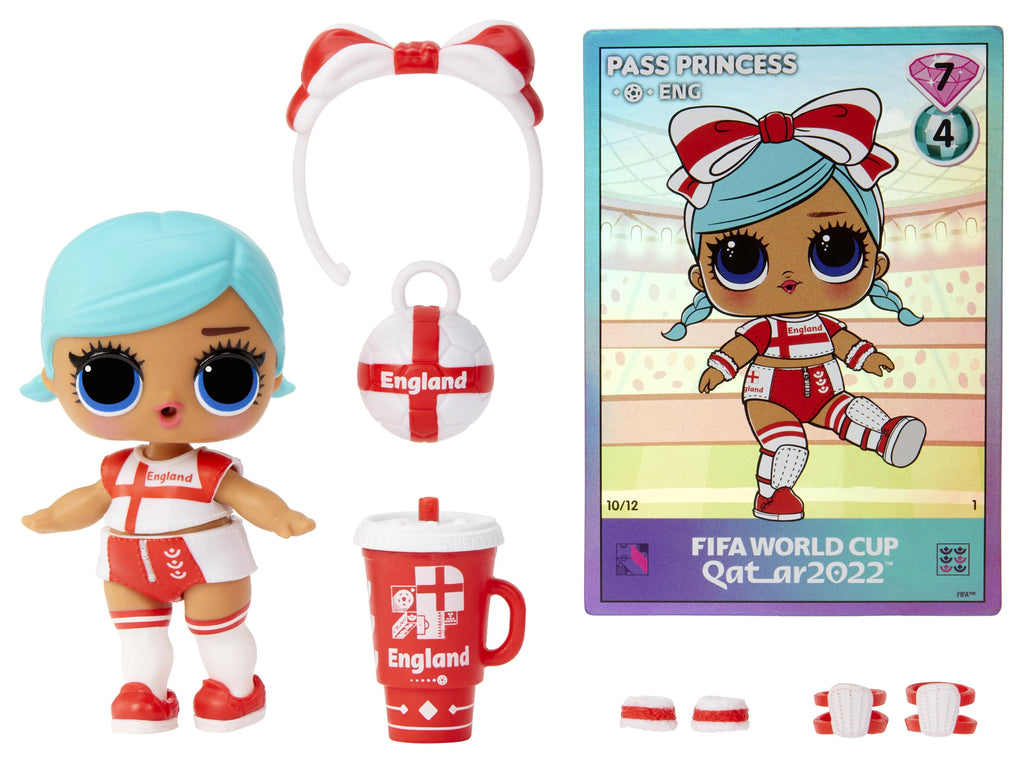 L.O.L. Surprise! X FIFA World Cup Qatar 2022 Dolls with 7 Surprises, Accessories, Limited Edition Collectible Soccer Themed Dolls W11630