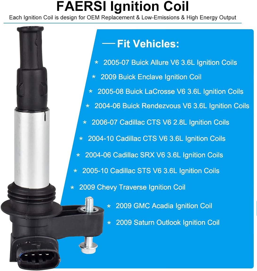 Ignition Coil Pack of 6 A79058