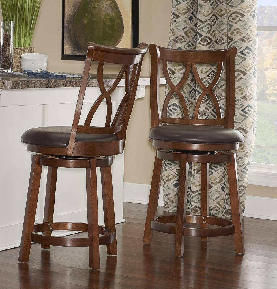 Rustic Oak Barstool Q76703