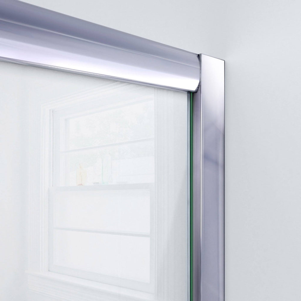 Sliding Shower Door and Shower Base Center Drain T994618
