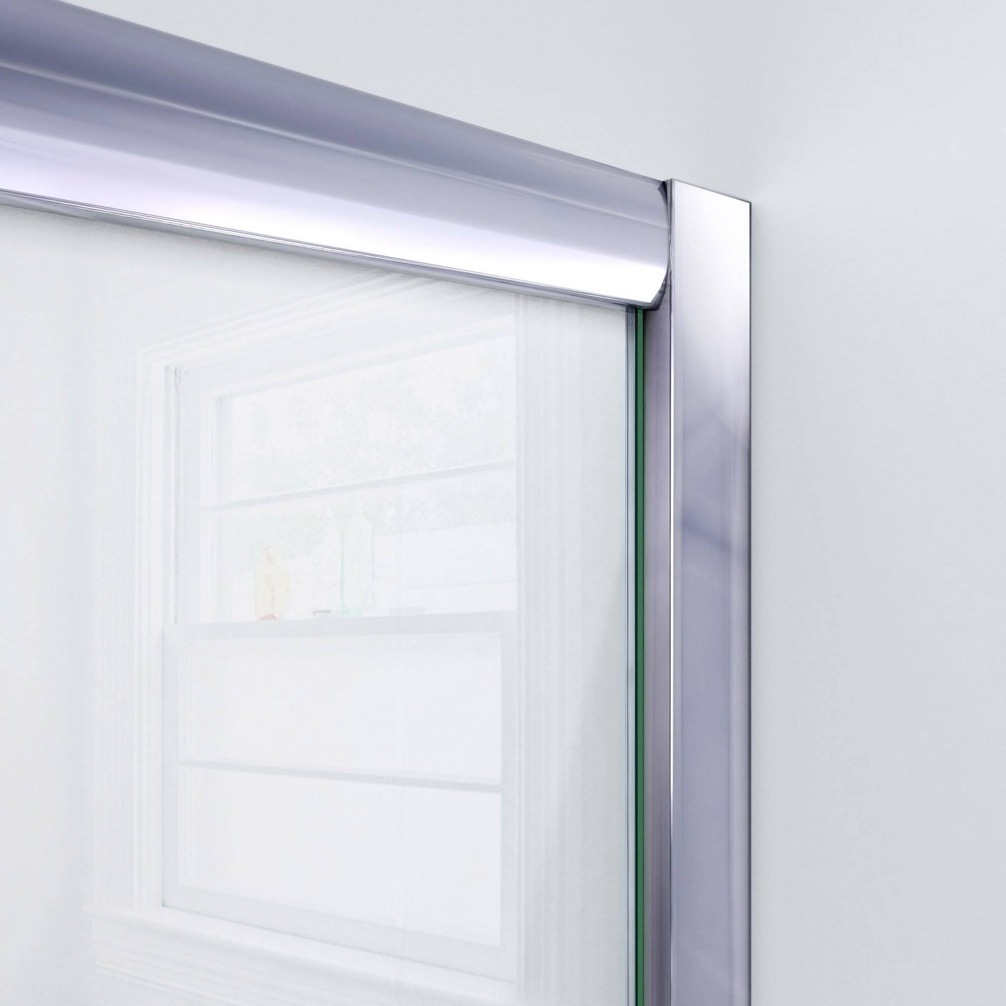 Sliding Shower Door and Shower Base Center Drain T994618