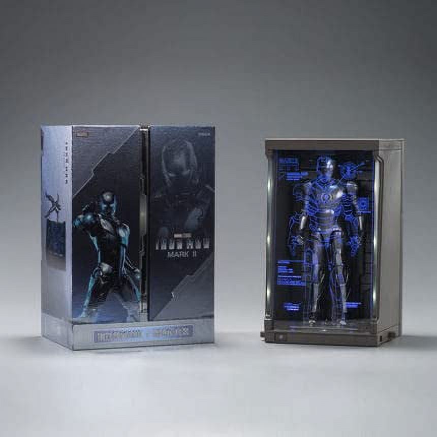 1/10 Scale Iron Man MK2 Holographic Gnaku Set Collectible Action Figure Z720