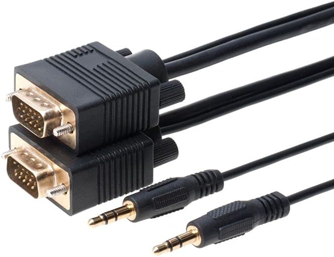 6FT SVGA + Audio Monitor Cable, Male to Male G413