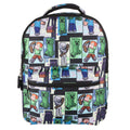 Minecraft Backpack with Front Zip Pocket, Adjustable Padded Mesh Straps, 16 Inches E417187