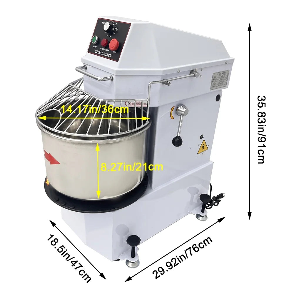 20L Dough Mixer with Detachable Bucket S5662