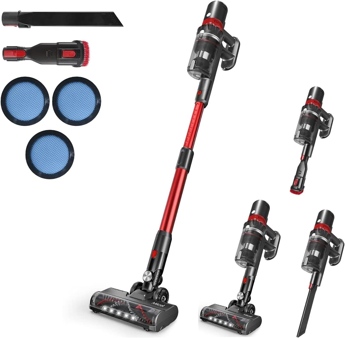 Cordless Vacuum Cleaner with Detachable Battery H7817