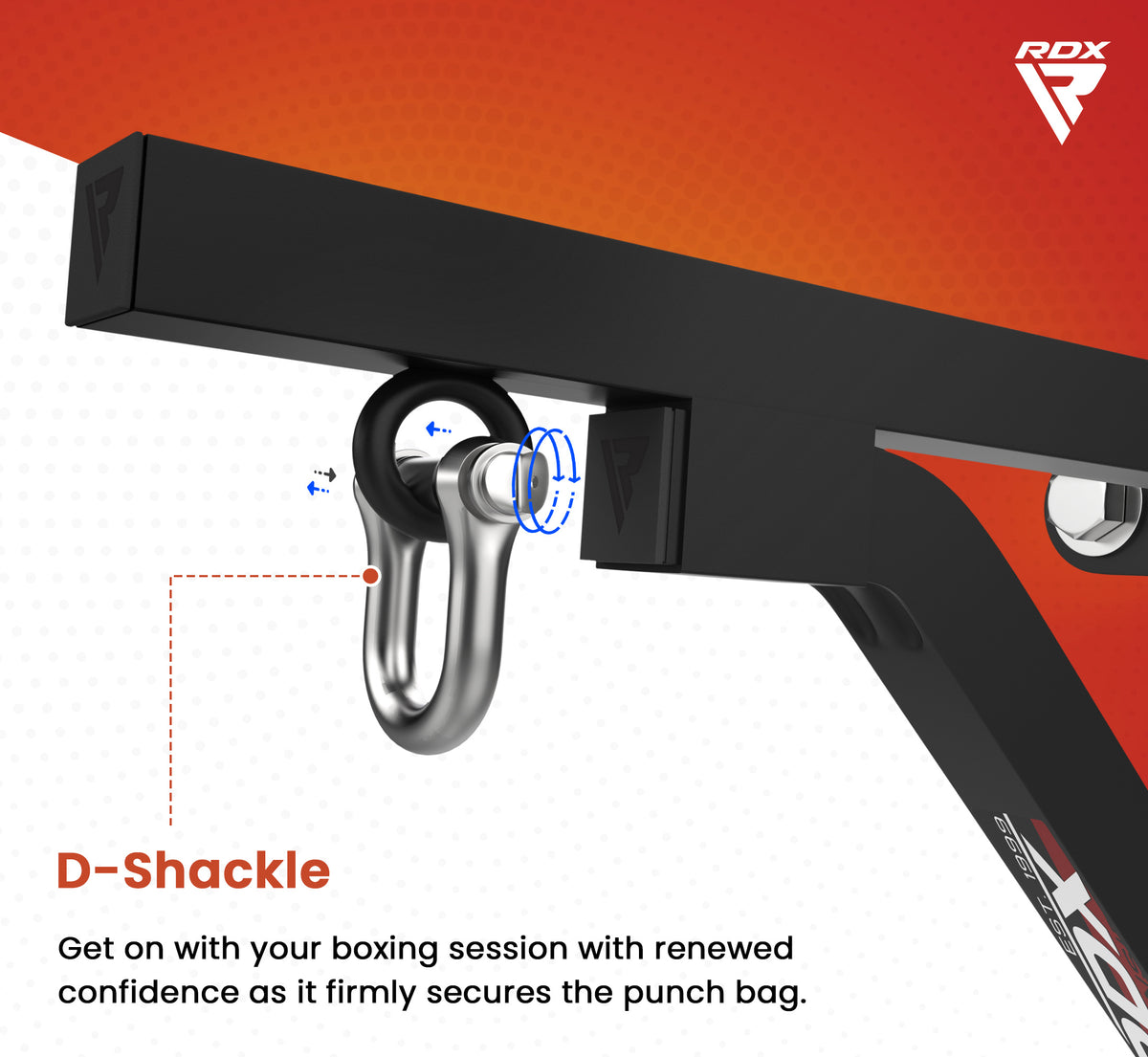 Black Iron Boxing Wall Bracket Hook Y718226