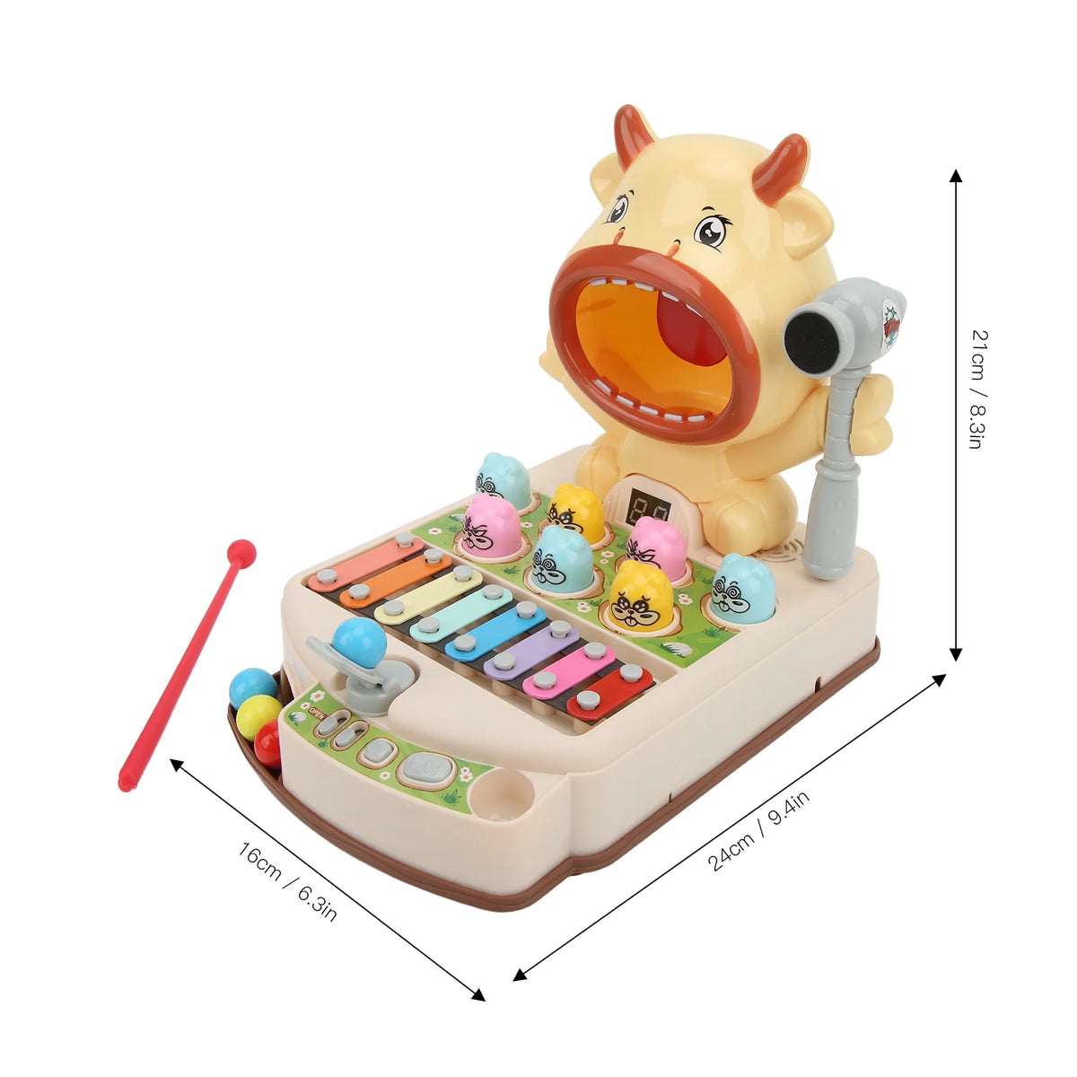 Whack Mouse Game Early Education Toy for Kids Over 3 Years Old O1404