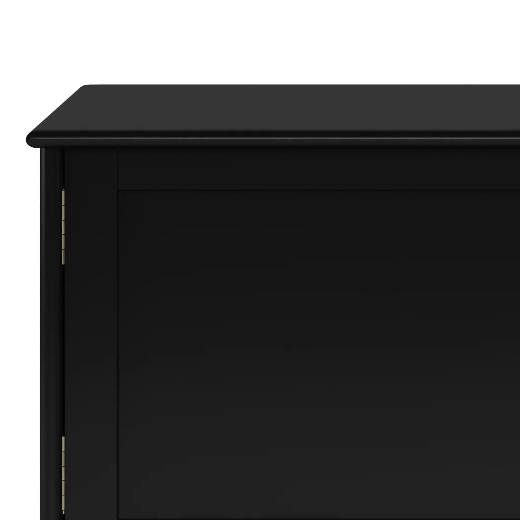 Black Low TV Media Stand Y784380
