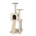 Beige Cat Tree Condo Scratching Post Cat Furniture Pet House D849