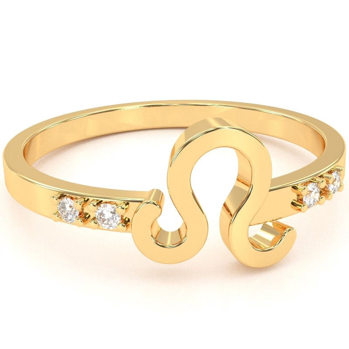 14k Yellow Gold Diamond Ring Y89843