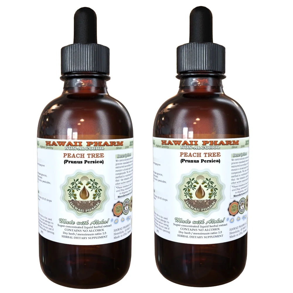 Peach Tree Dried Bark Alcohol-Free Liquid Extract 2x4 oz B924602