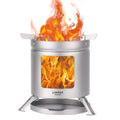 Titanium Camping Folding Pot Holder BBQ Firewood Bracket L234