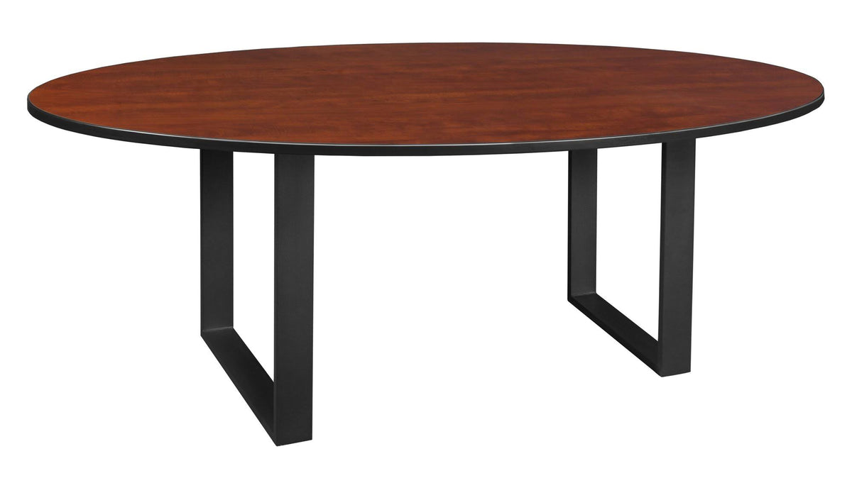 Oval Table Top - Mahogany Mocha Walnut G291
