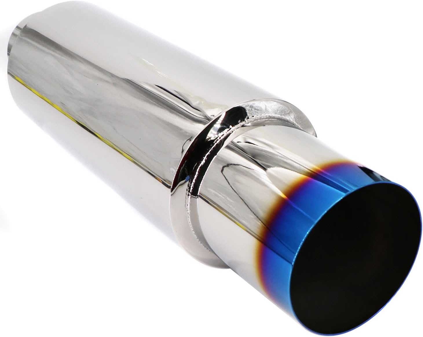 Blue Burnt Stainless Steel Exhaust Tip 18.5" Length Pack of 2 X91958