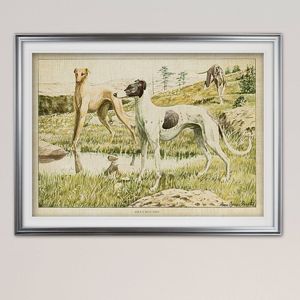 Large Silver Framed Print U669