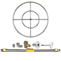Round 24-Inch Natural Gas Fire Pit Burner Kit H365512