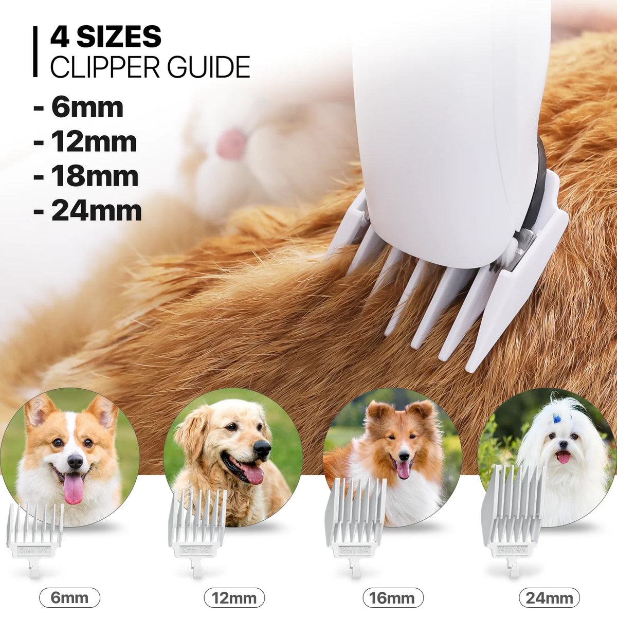 Blue 3-in-1 Pet Grooming Vacuum Kit with 6 Grooming Tools T60395
