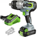20V Cordless Impact Wrench, 1/2-inch, 320 Ft Pounds Max Torque, 2.0Ah Li-ion Battery with Fast Charger, Belt Clip W880463