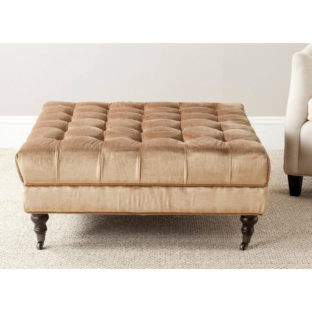 Gold Olive Cocktail Ottoman D32605