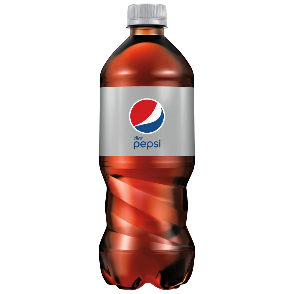 Diet Pepsi Soda 20oz Bottles, Quantity of 10 O760