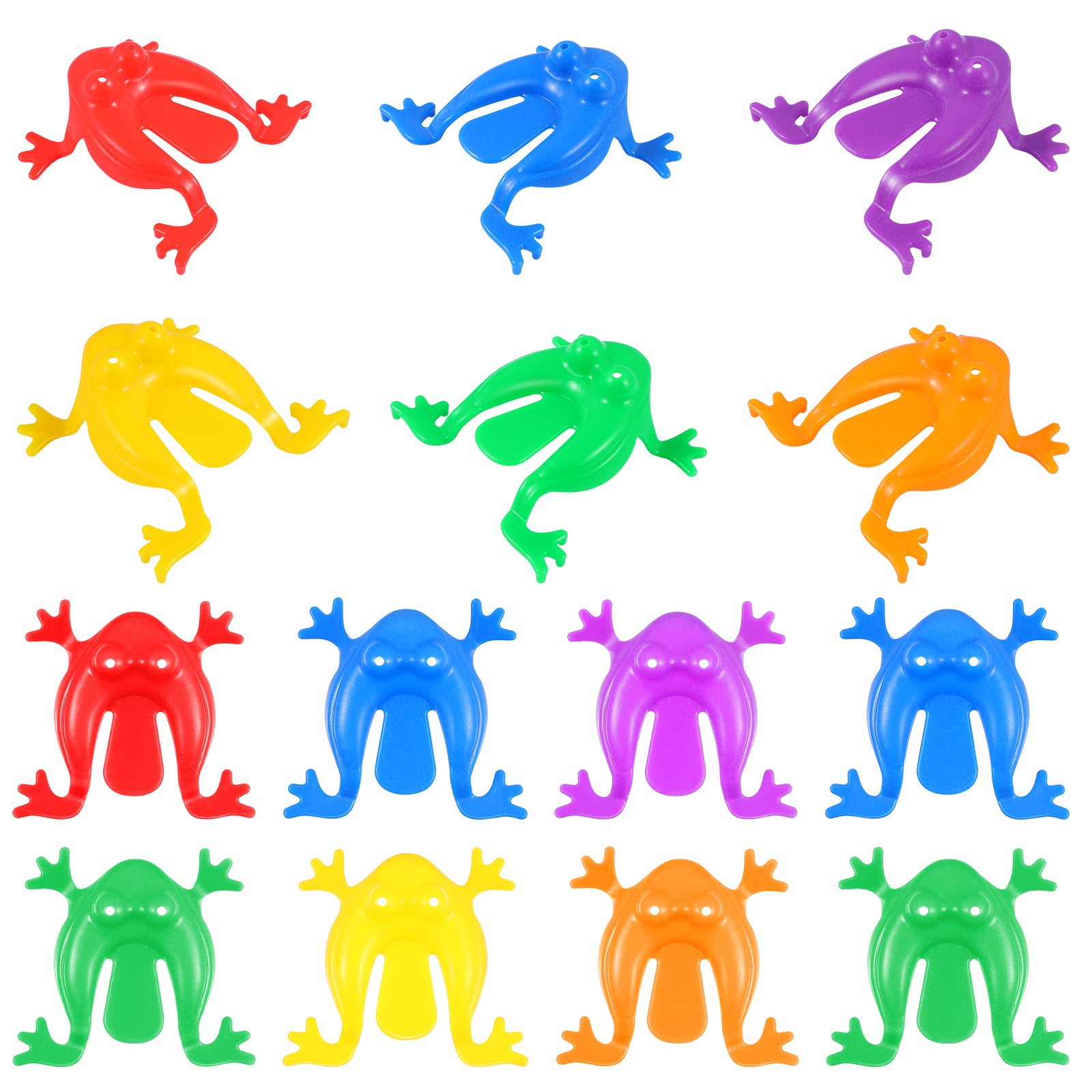 24Pcs Jumping Frogs Toy Educational Toys Party Favors M233226