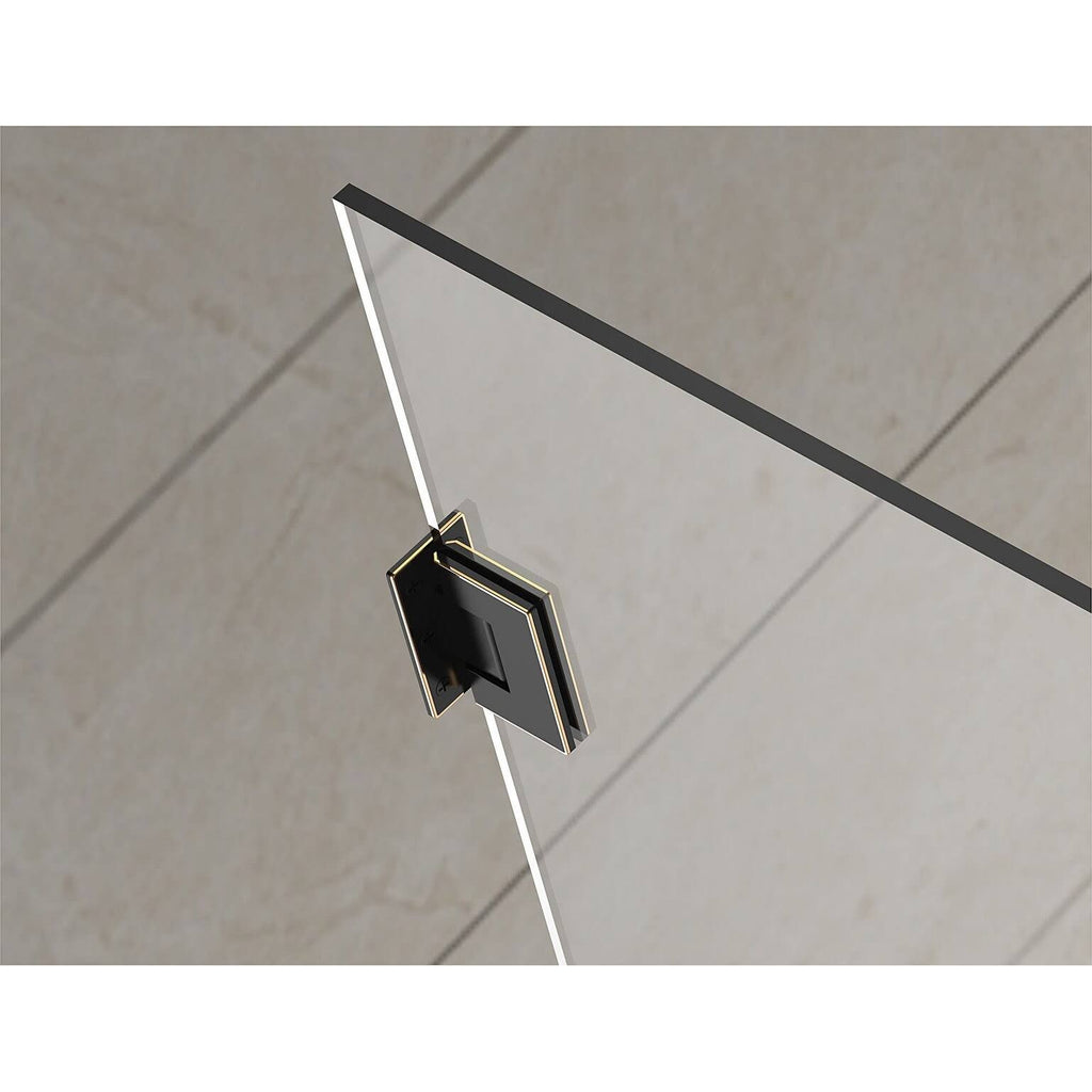 Chrome Frameless Square Shower Enclosure S3358