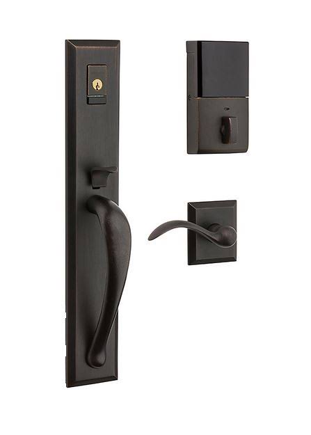 Venetian Bronze Single Cylinder Full Plate Handleset A335