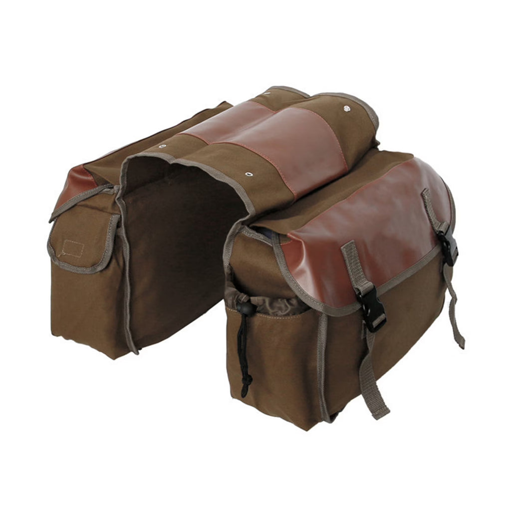 Waterproof Canvas Motorbike Saddle Bag I857974