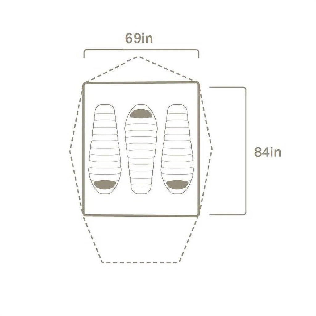 3-Person Footprint for Daybreak 3 Tent R707