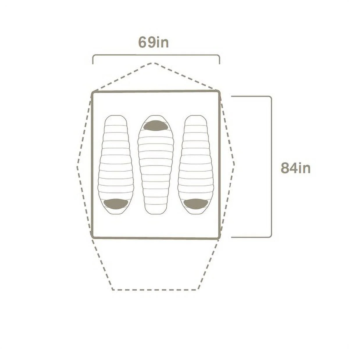 3-Person Footprint for Daybreak 3 Tent R707