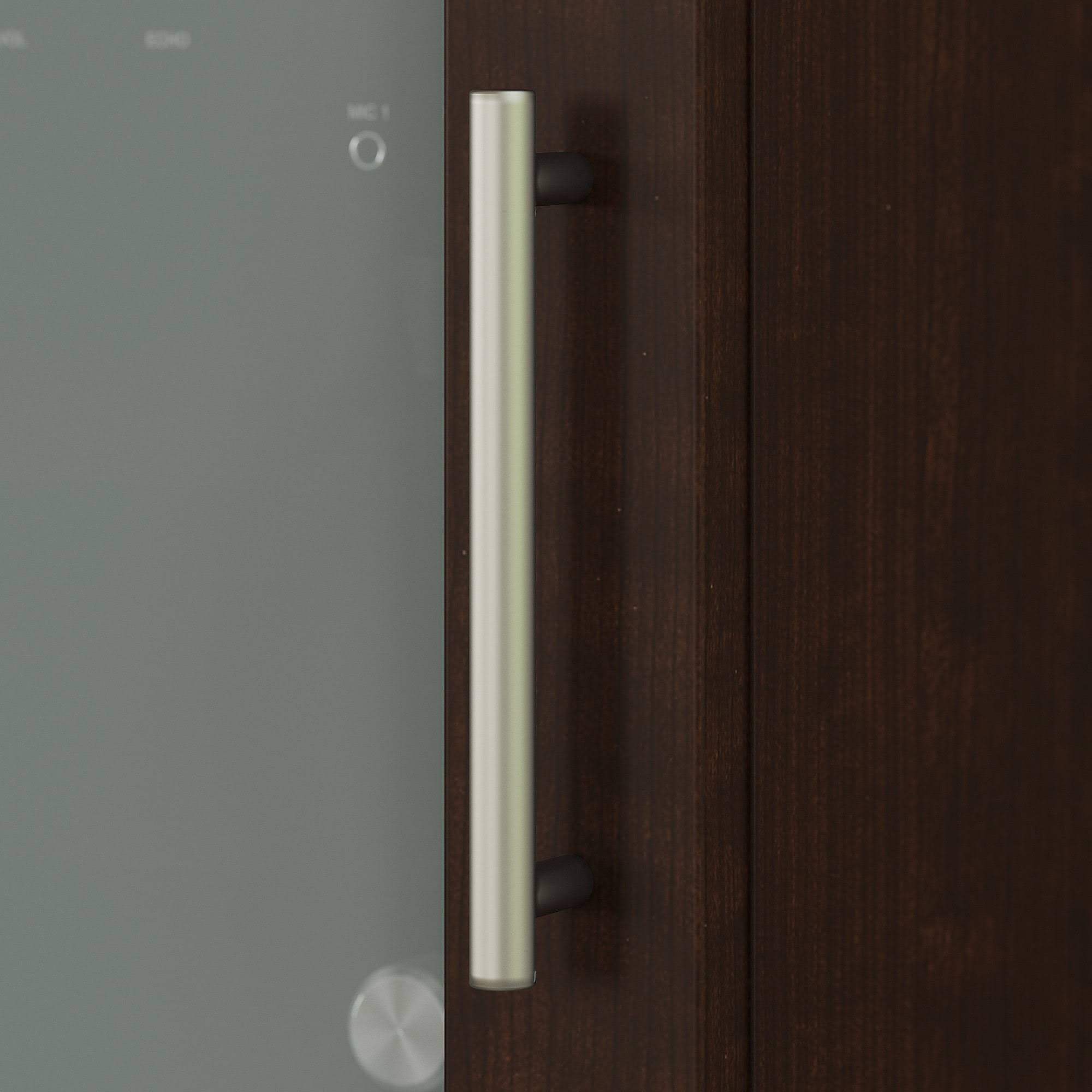 Ash Gray Media Storage Cabinet Y412144
