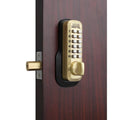Satin Brass Mechanical Keyless Combination Deadbolt Lock U290968