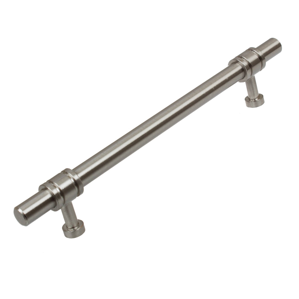 Satin Nickel Solid Steel Cabinet Bar Pulls Pack of 25 J3766