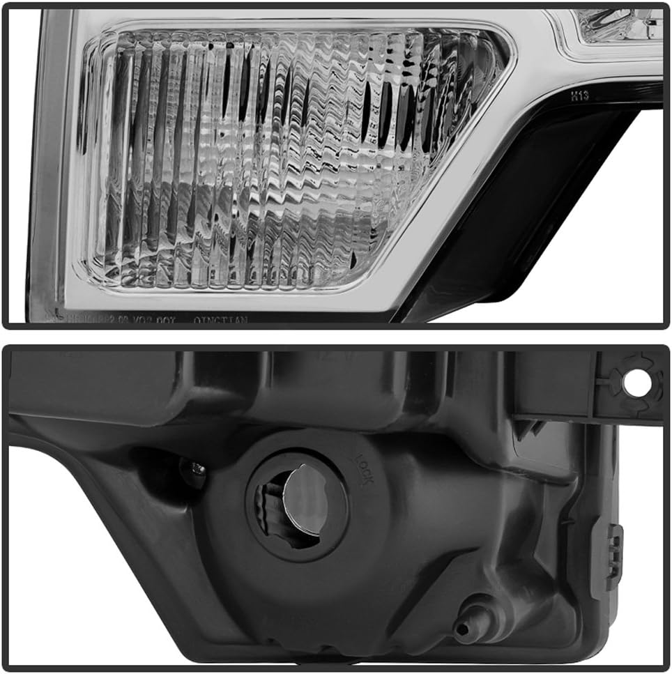 2009-2014 Ford F150 Pickup Headlights Headlamps Assembly Pair Set Y71018