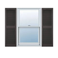 14 1/2x22W x 52x22H Vinyl Open Louver Shutters O307