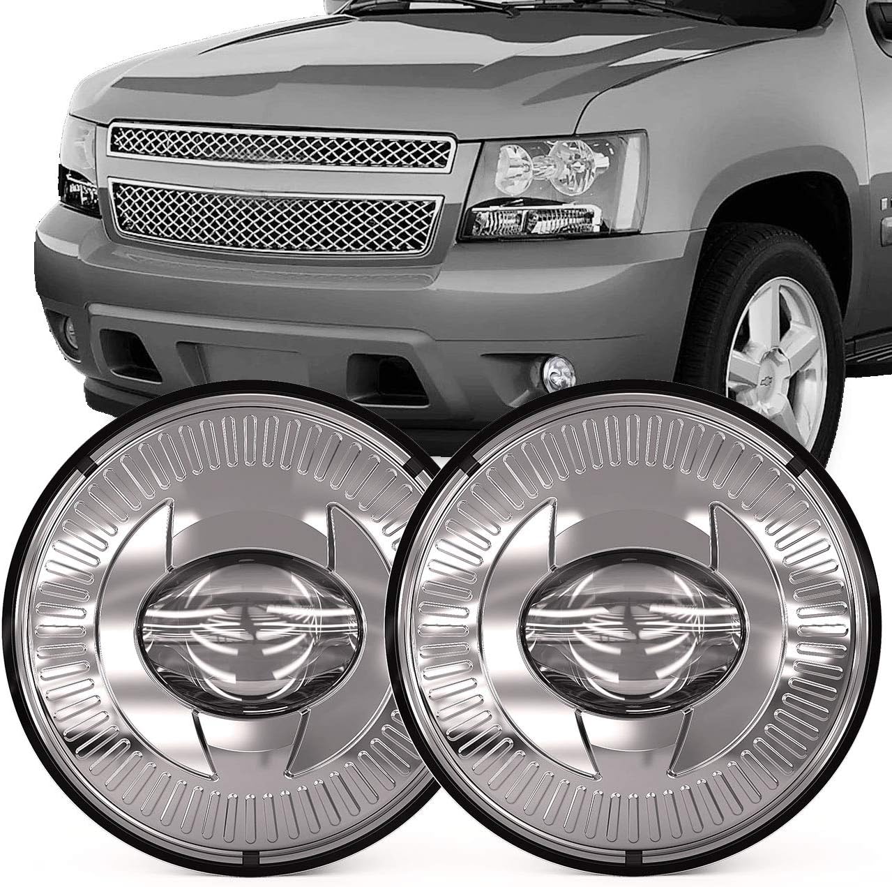 Led Fog Lights 5202 Black Pack of 2 I2256