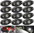 White 12PCS LED Rock Lights H301063