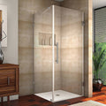 Chrome Frameless Square Shower Enclosure S3358