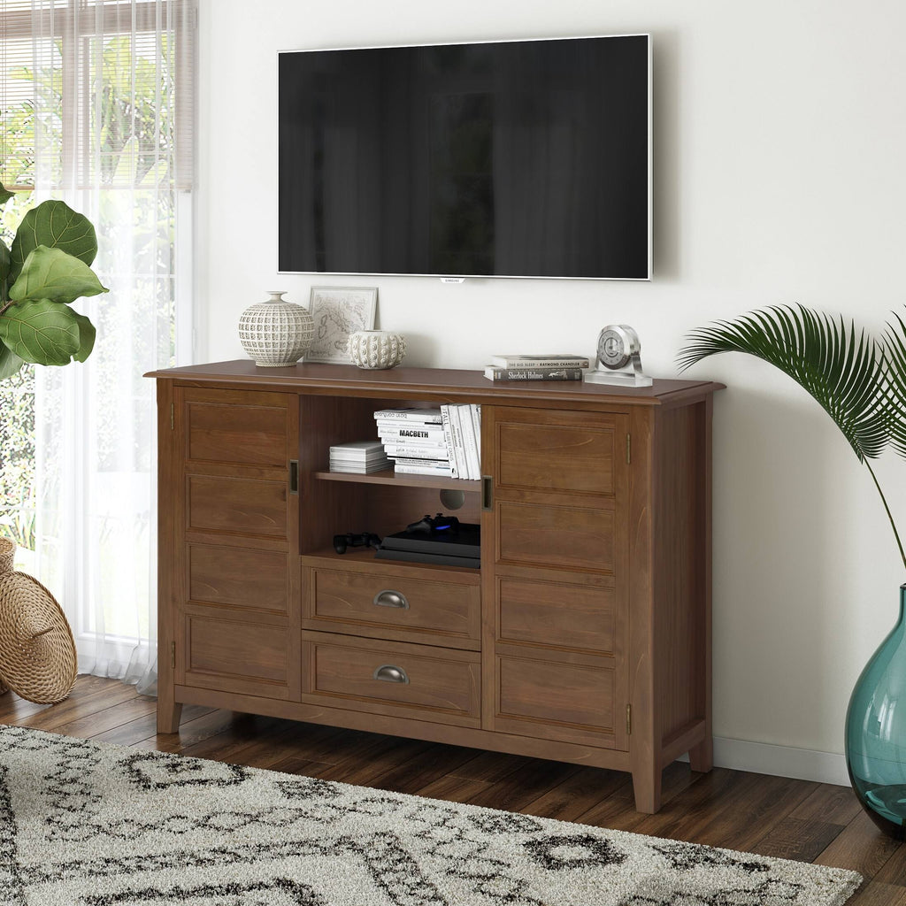 Solid Wood TV Media Stand Y94131